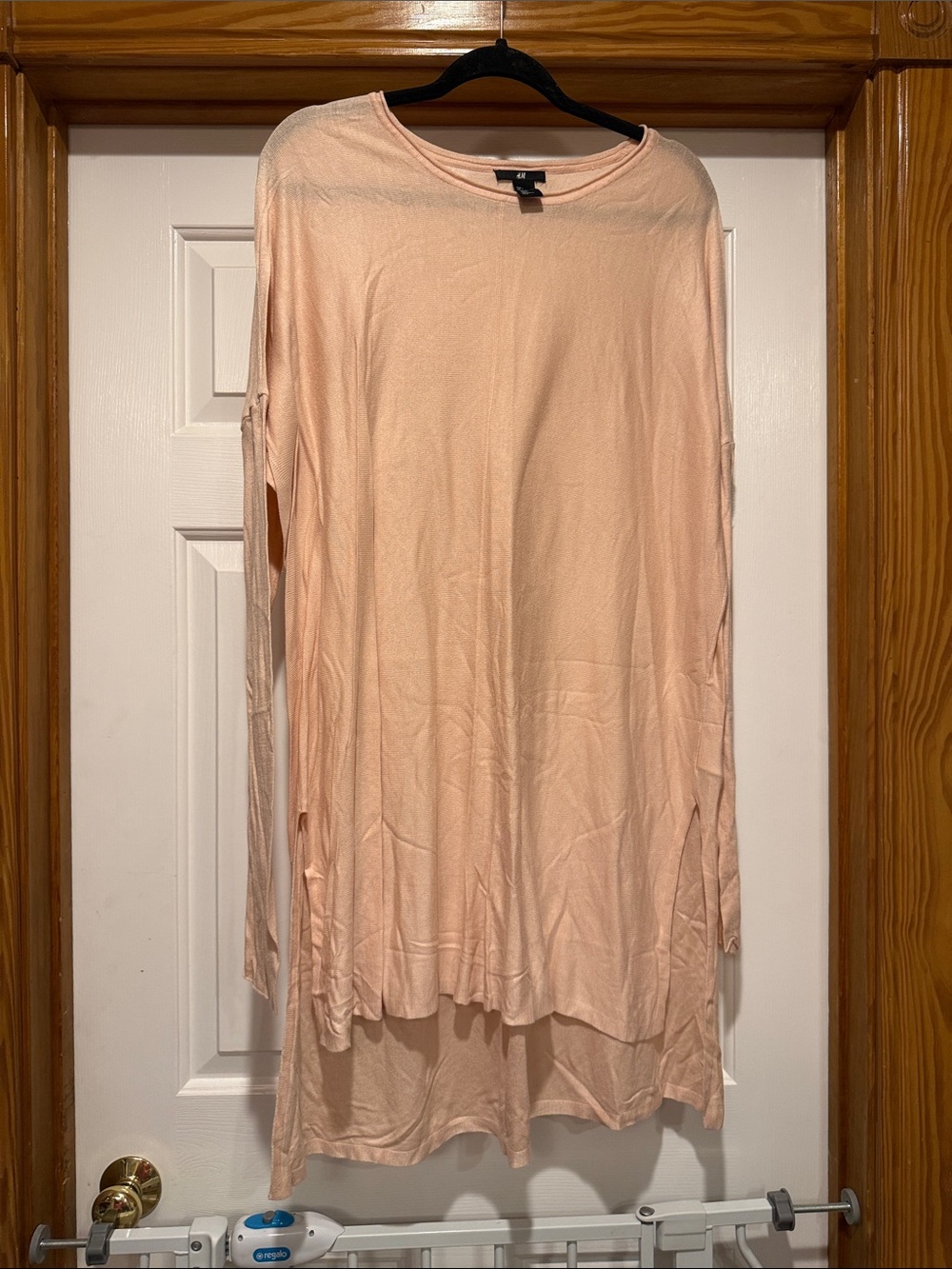 H&M Light Peach Long Sleeve Tunic